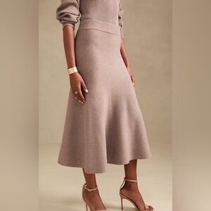 Banana Republic Asti Sweater Knit Skirt Size L NWT